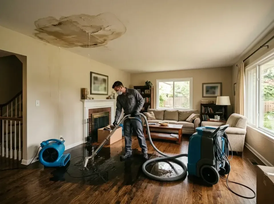 attic-pipe-burst-ceiling-drip-008 — frequently asked questions, Water Damage Restoration & Carpet Care in Bryn Mawr, PA